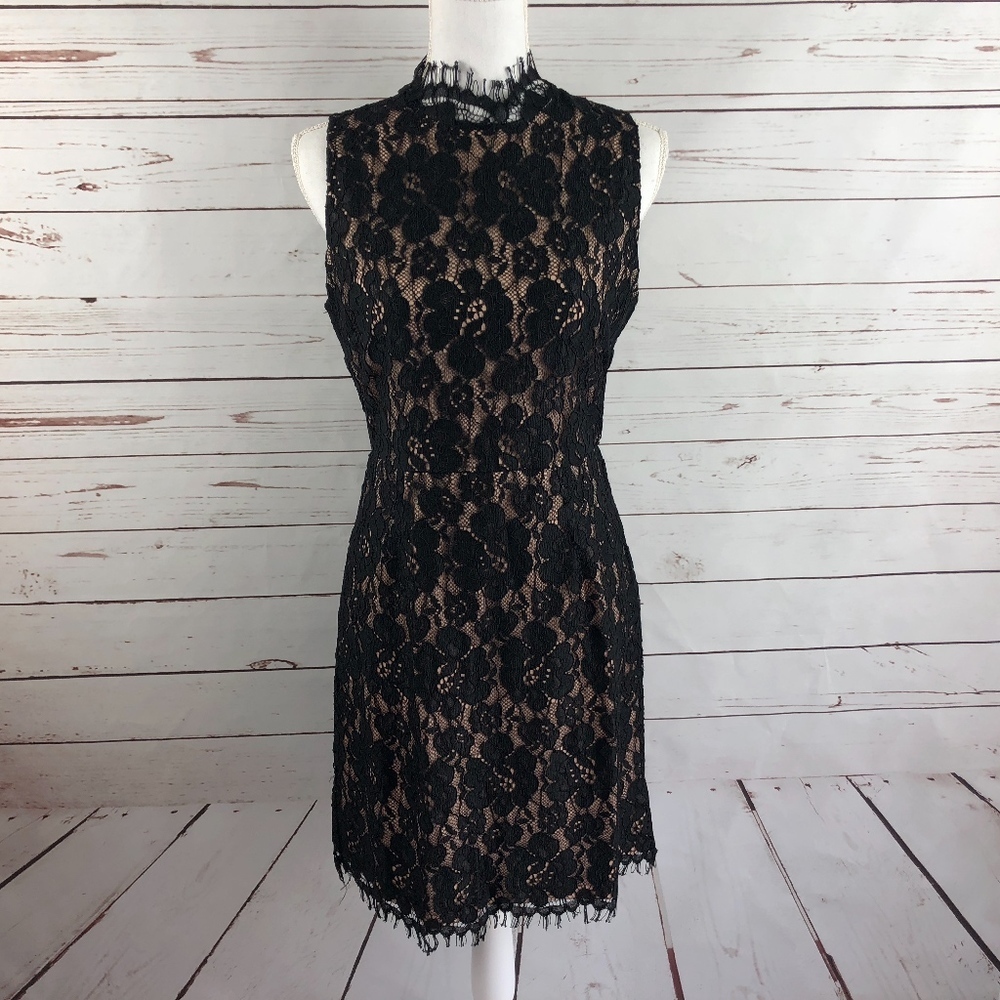 Oh My Love London BRIANNA LACE Open Back Dress L